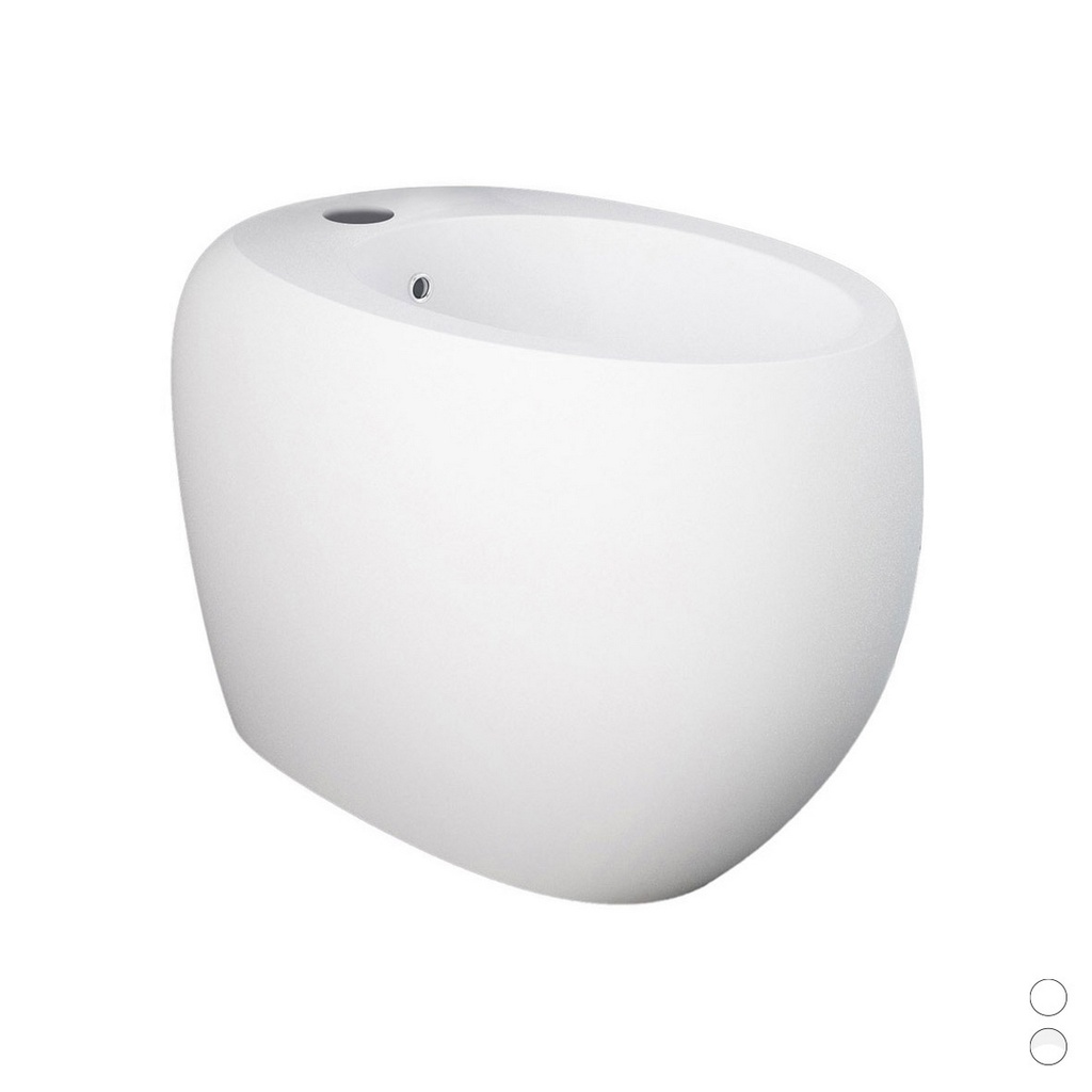 Bidet filo muro con fissaggio nascosto - Bianco Alpino