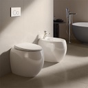 Bidet filo muro con fissaggio nascosto - Bianco Alpino
