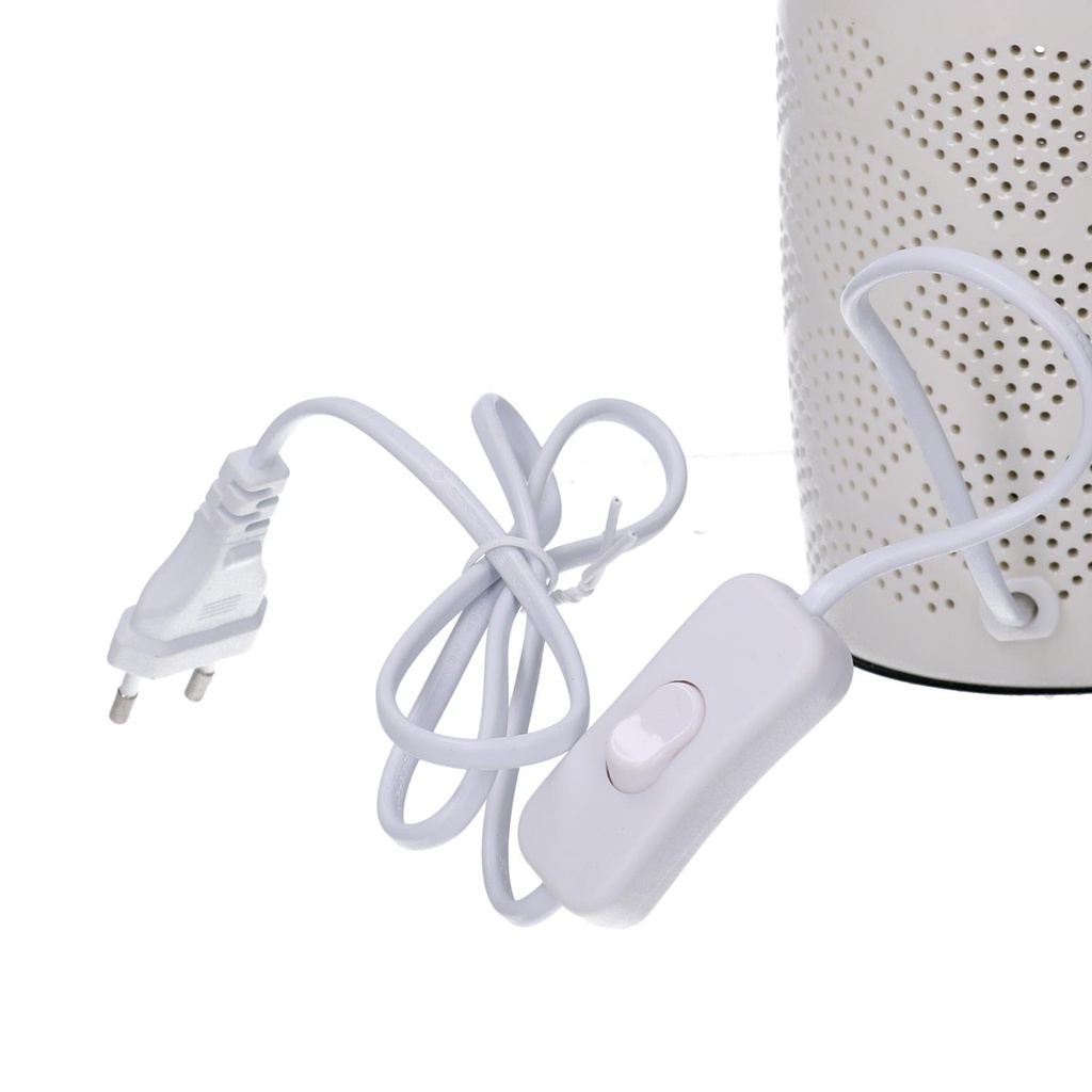 Bruciaessenze ceramica gufo con spina cmø9