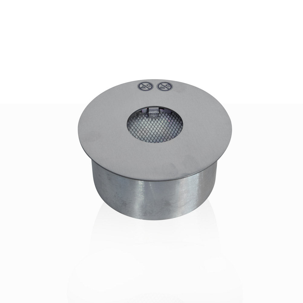 Bruciatore tondo per camino a bioetanolo inox 2,5 lt d.25 cm