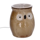 Bruciaessenze ceramica gufo con spina cmø9