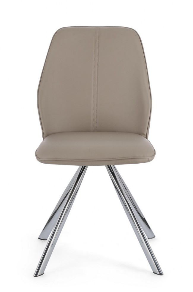 4x Sedia Maxwell Pu Tortora
