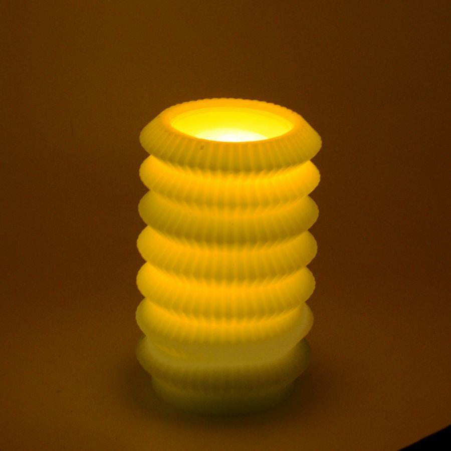 Candela led lanterna verde fontana cmø13