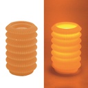 Candela led lanterna arancione fontana cmø13