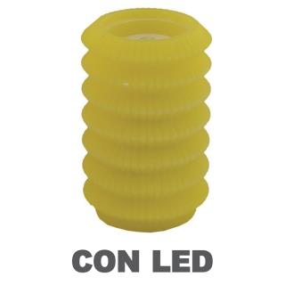 Candela led lanterna giallo fontana cmø13