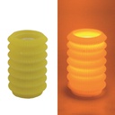 Candela led lanterna giallo fontana cmø13