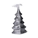 Candela paraffina albero grigio cm8h22,5