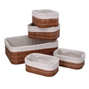 Cassetto bambu+ cassetto bambù 1-2 2 pezzi cm 36x26h12