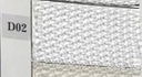Cassetto poliestere bianco rettangolare4 scomparti cm 26x17h10