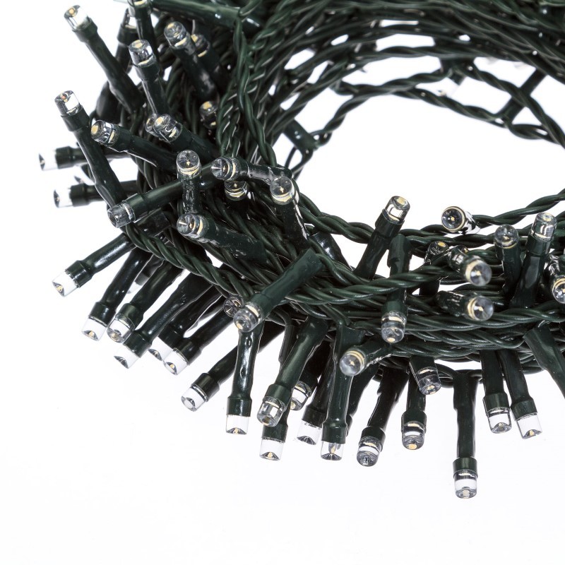 Catena lineare 1500 LED bianco caldo L 60,5m in bobina