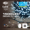 Catena lineare 1500 LED bianco freddo 60,5m in bobina