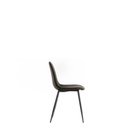 4x Sedia in similpelle 44cm x 50cm H. 84cm
