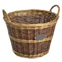 Cesta vimini mastello maxi 2manici cmø50h35
