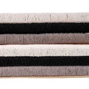 Cesta vimini multicolor rettangolare cm53x38h12,5
