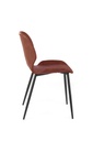 4x Sedia in soft-touch 55cm x 45cm H. 83cm