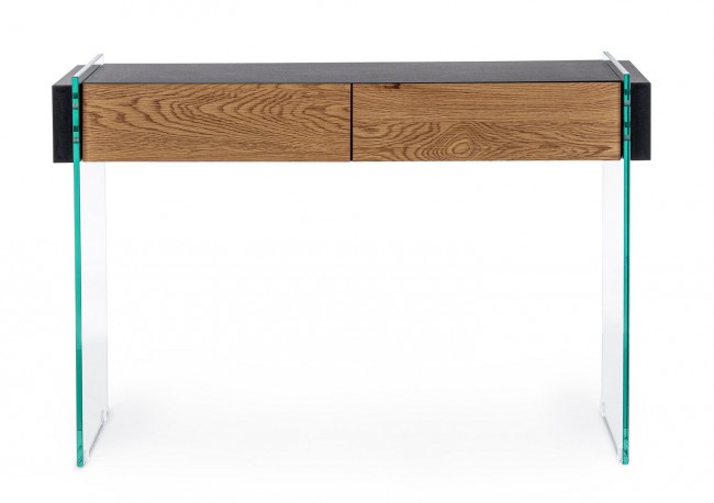 Consolle 2C Line Wood Nero110X40  