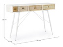 Consolle 3 cassetti Eloise in legno nobilitato