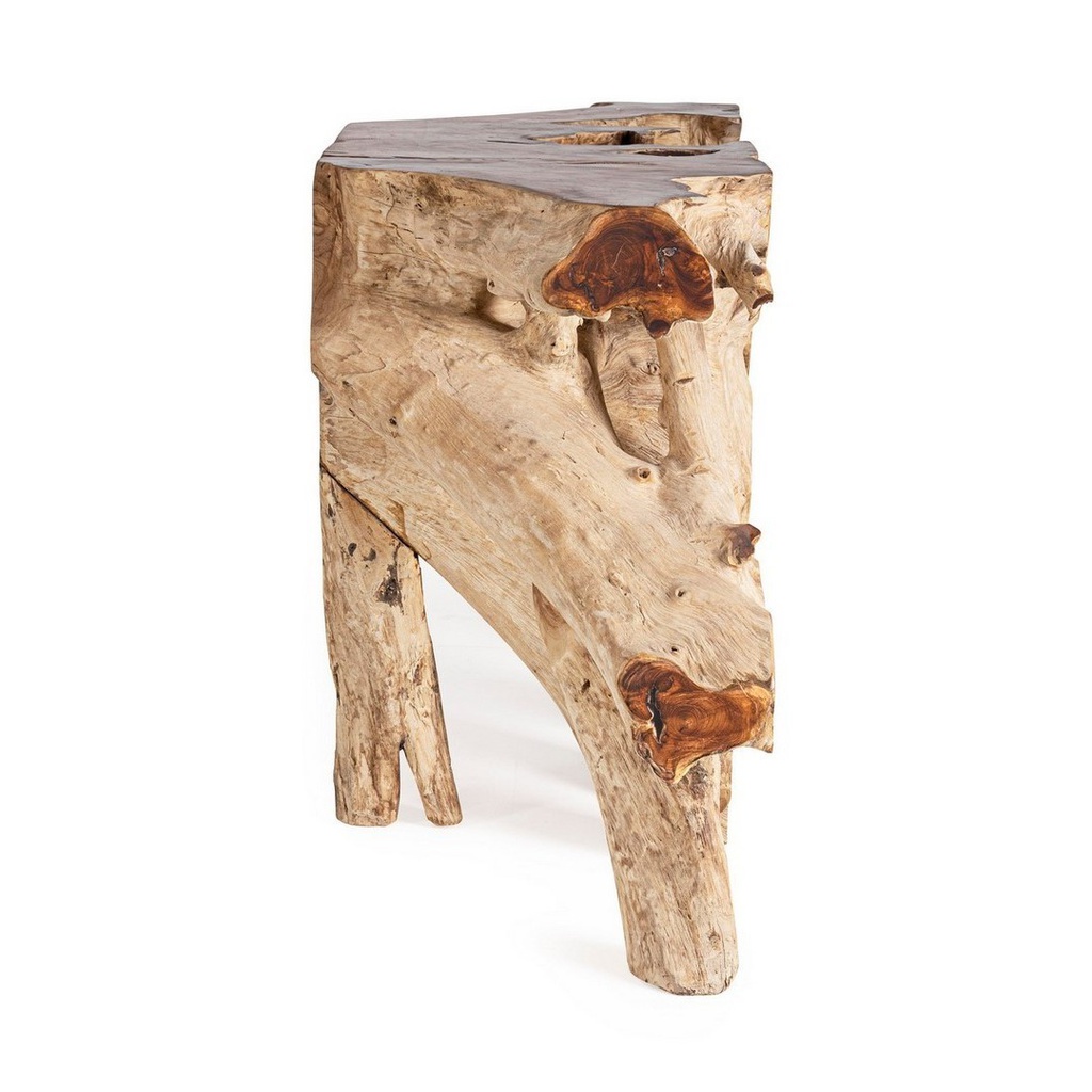 Consolle in legno naturale Lisandra 150x45 cm