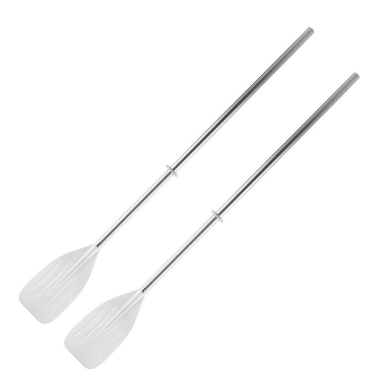Coppia remi in alluminio 2 sezioni 135 cm per canotto gommone 29R105-1