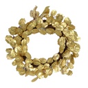 Coroncina foglie oro cm ø45