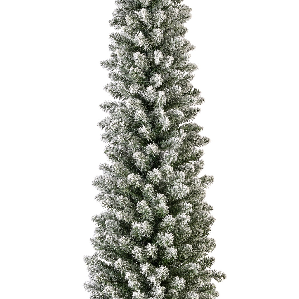 Albelo di Natale Pencil pine Innevato H 240 x ø 70 cm