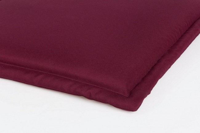 Cuscino in tessuto bordeaux Poly panca 3 posti