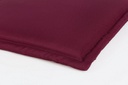 Cuscino in tessuto bordeaux Poly panca 3 posti