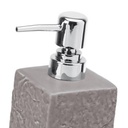 Dispenser sapone grigio della serie Petra