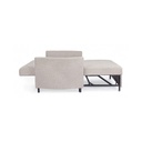 Divano letto due posti CLAYTON Beige 166x88x h84 cm