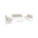 Divano per esterno due posti Bianco MERRIGAN 134x78x h84 cm