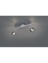 Faretto Spot Da Soffitto Cromo 2 Vetri Fumé Trio Lighting