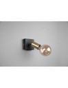 Faretto Spot Vannes Nero-Ottone 1xE27 Trio Lighting