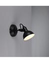 Faretto Spot Gina Nero Opaco Ø13 cm Trio Lighting
