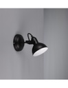Faretto Spot Gina Nero Opaco Ø13 cm Trio Lighting
