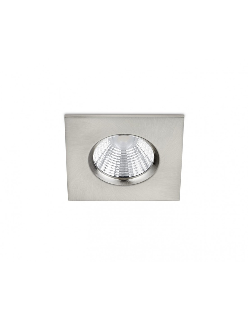 Faretto da Incasso Quadrato Zagros Nichel Led 5W IP65 8x8 cm Trio Lighting