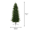 Albero di Natale Grandis slim fir H 180 x ø 86 cm