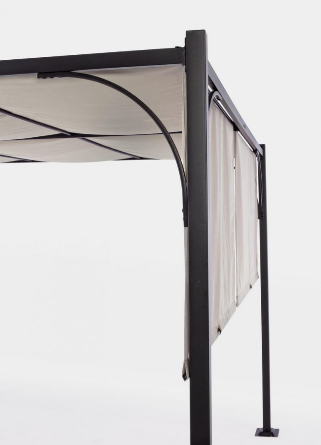 Gazebo Slide 3x4 cm antracite-grigio