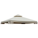 Gazebo ricambio tetto Dallas Lusso 3x3 cm