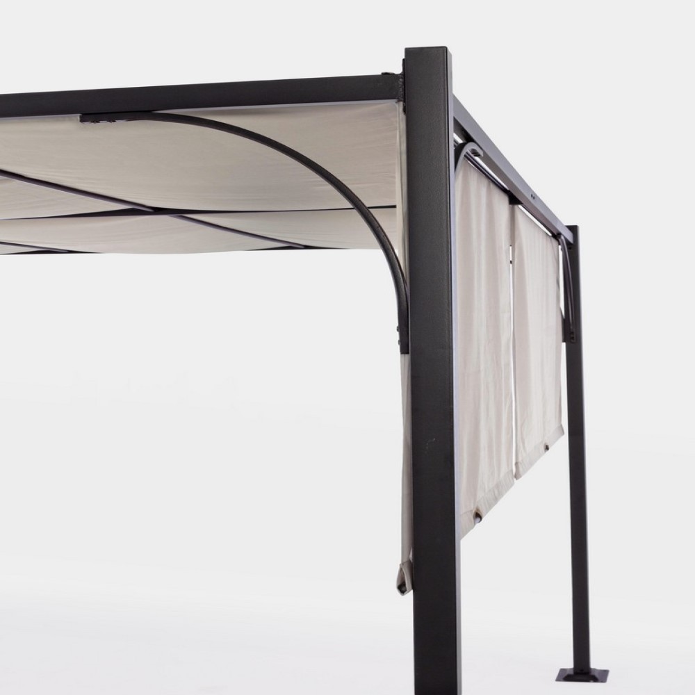 Gazebo Slide 3x4 cm antracite-grigio