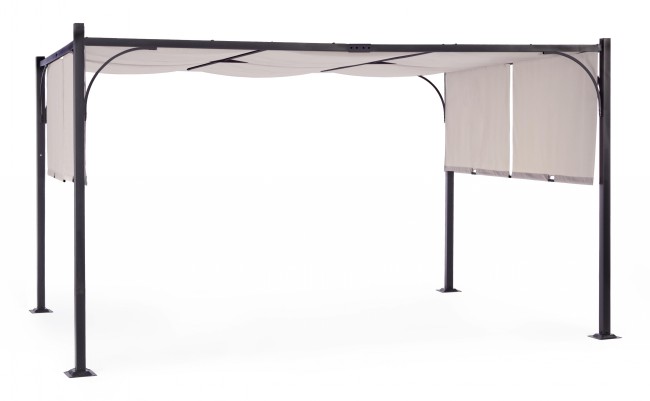 Gazebo Slide 3x4 cm antracite-grigio