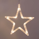 Ice Light Stelle 150 LED 400x80cm bianco caldo