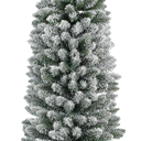 Albero di natale Pensil pine innevato Ø 60 x H 210 cm
