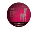 Lampada LED cervo in vimini per esterni 61 x 27 x 135 cm