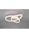 Lampada Soffitto Vortice Moderna Yara Bianco Led Dimmer Trio Lighting