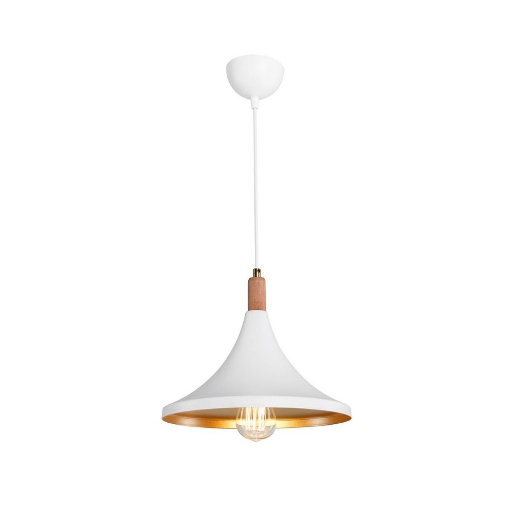Lampada a sospensione Kano bianco oro ASZ1563 EFFEZ