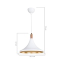 Lampada a sospensione Kano bianco oro ASZ1563 EFFEZ