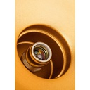 Lampada a sospensione Kumbet MDL3053 metallo nero interno oro