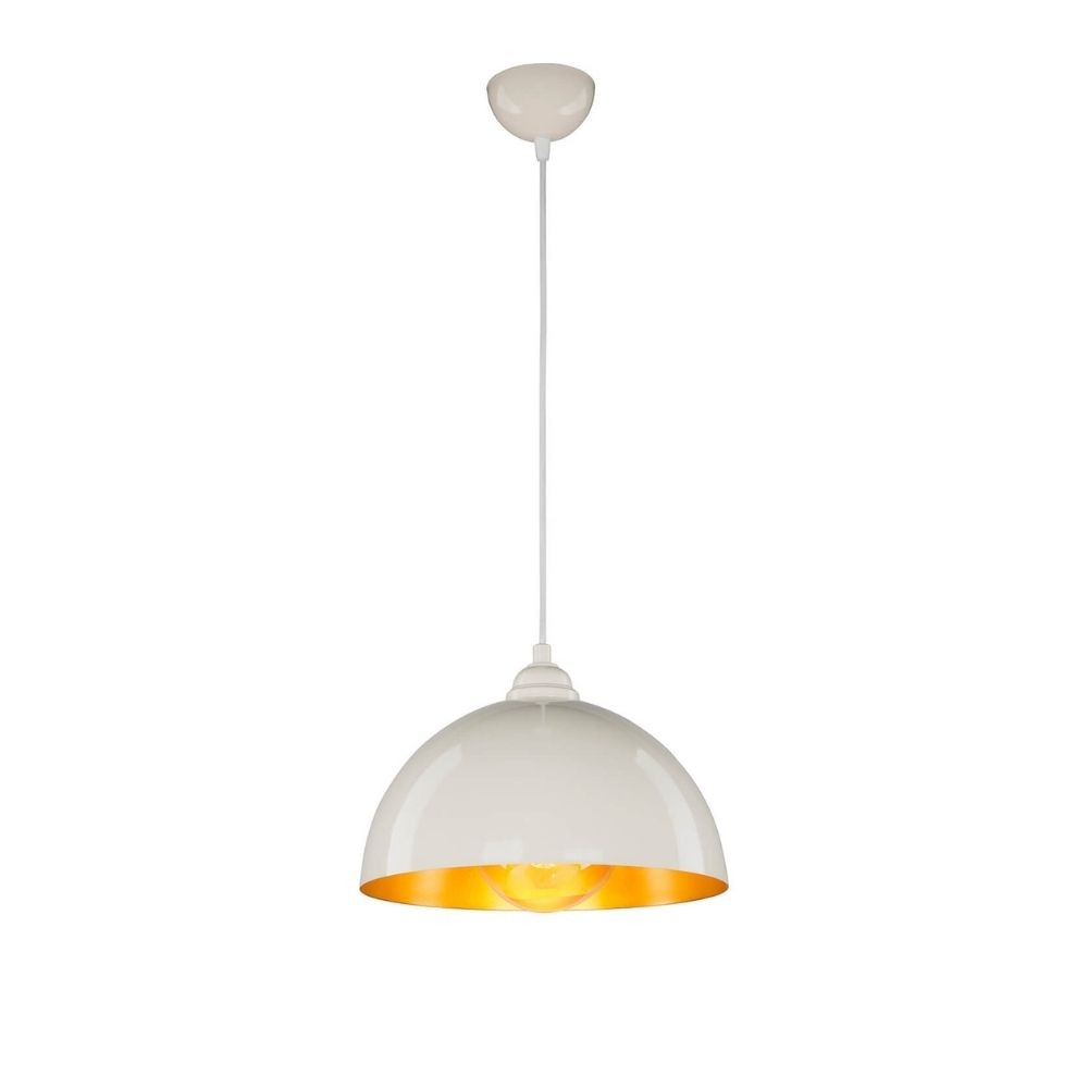 Lampada a sospensione Topak ASZ0948 in metallo bianco EFFEZ