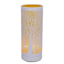 Lampada aroma metallo touch giallo cmø10h26