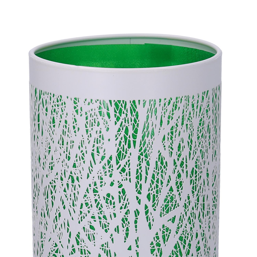Lampada aroma metallo touch verde cmø10h26